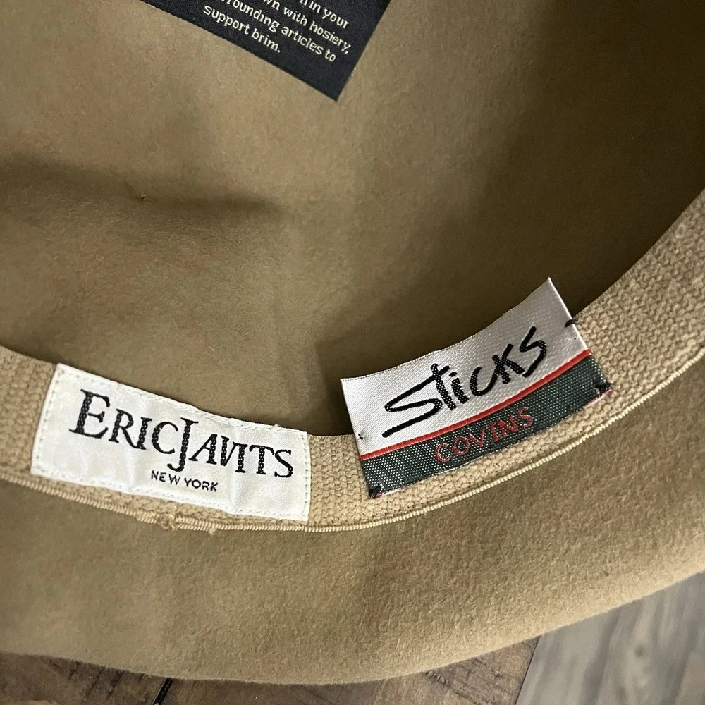Eric‎ Javits Women's Kim Wool Hat Beige - Picture 2 of 8